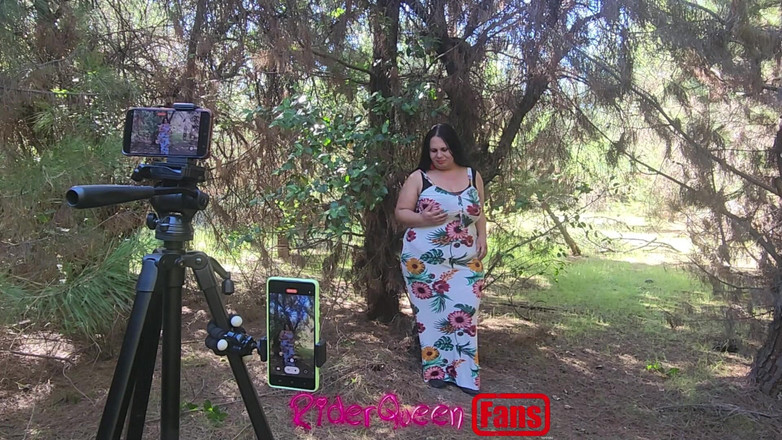 Riderqueen BBW Step Mom Latina Ebony: ライダークイーン・アローン、屋外、ファンのためのビデオ