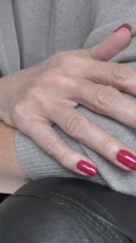 Classic Elegant Red Fingernails in the Afternoon, Lady Victoria Valente