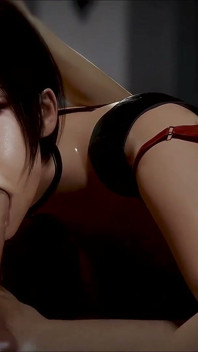 Deep Throat by Ada Wong and Rough Anal Sex.