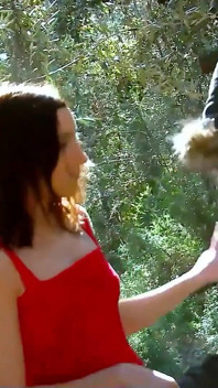 Sexy skinny teen Lucy Miss meets man in the park and gets fucked anal