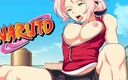 Hentai ZZZ: Sakura скачет на хентай Наруто