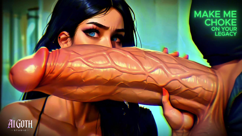 AI Visuals X: Goth Girl's Darkest Size Fantasy (ASMR Visuals)