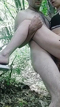 Outdoor Fuck with Black-haired Girl