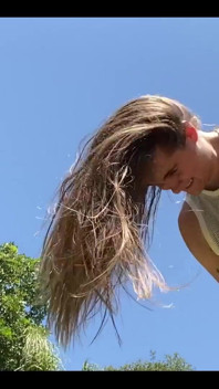 Shaking Out My Long Hair