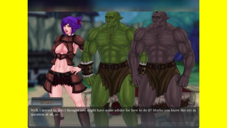 3DXXXTEEN2 Cartoon: Sabia menyerahkan pantatnya kepada orc veteran. Seks kartun lucah 3D