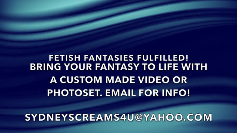 Sydney screams fetish: Meine fette bewunderer-fantasie - HD wmv