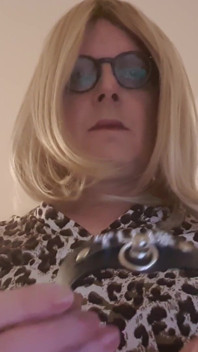 Forever Horny: Christiane Strokes Her Caged Cock to a Desperate, Throbbing Finish