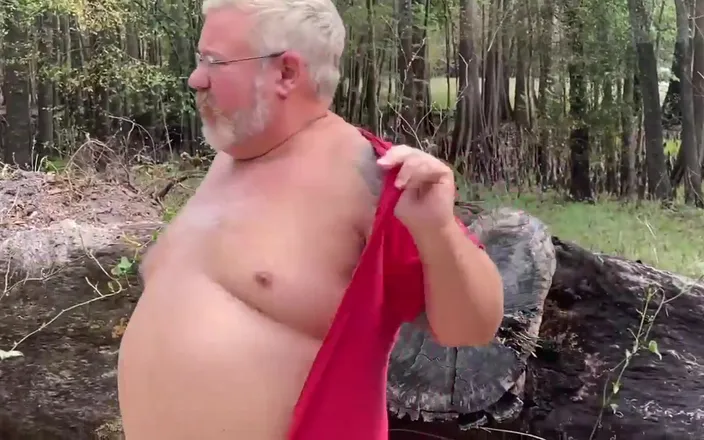 Hand-Free-Daddy-Chub: Compilation of daddy’s naughty bull balls, cock and hole for...