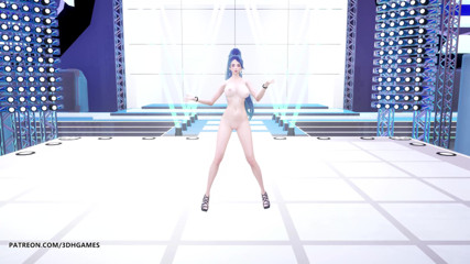 3D-Hentai Games: [MMD] kep1er - ¡arriba! Ahri Seraphine Kaisa- liga de la danza desnuda...