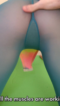 You Cum All Over My Ass! the Athlete Moved Her Ass in Front of the Guy and Asked Him to Fuck Her