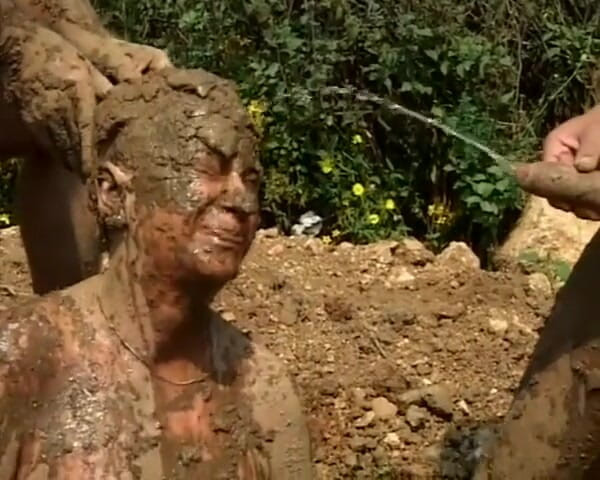 We love fucking XXX: Gangbang Slut Gets Squirted All Over