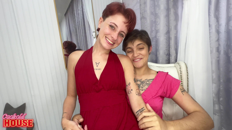 CuckoldHouse: ผู้ชายโชคดีเย็ดสามคนกับสาวไบเซ็กชวลร้อนแรงสองคน