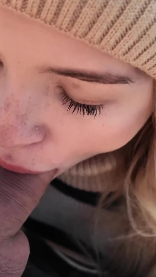 xKeryB: Step Sister Gives Me Blowjob in the Woods, Public Risky...