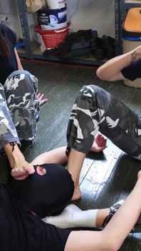 Military Girls Enjoy Humiliating Their Sock Slave