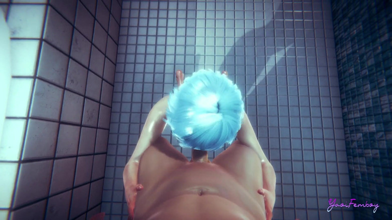 Yaoitube: Yaoi effeminato video con punto di vista blue succhia un...