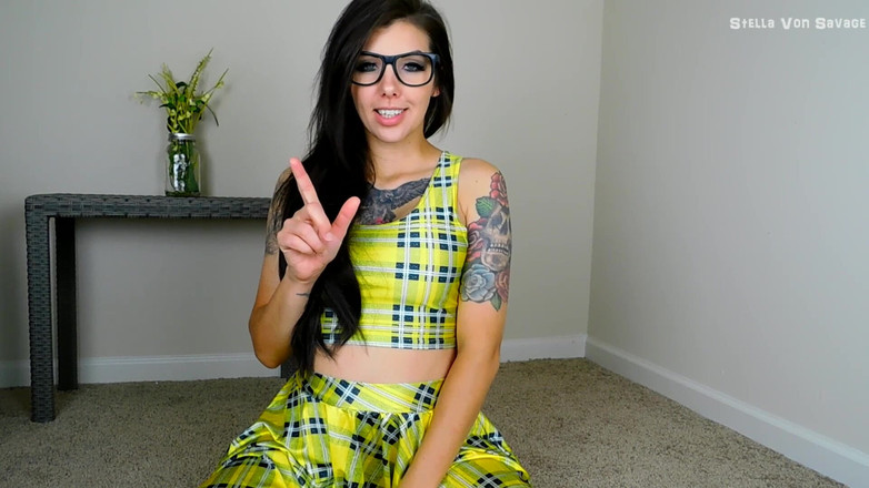 Stella Von Savage: Nerdgasm - odwrotny orgazm JOI bez użycia rąk