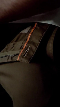 Dad Is Shameless When He's Home Alone and Cums on His Clothes