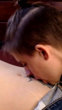 Lesbian Belly Button Licking Sensual Tonguing