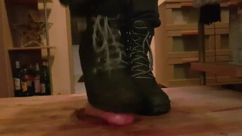 ironball1983: POV Trampling &amp; Stomping with Boots Hard - Footjob &amp; Cock Crushing - Trọng...