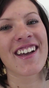 I can't wait to cum on the face of this sexy brunette with natural tits and wet pussy jumping on my cock