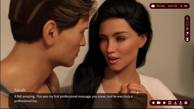 Johannes Gaming: Whispers of Desire - Faithfull Path 12 Sarah Went to the Massage...