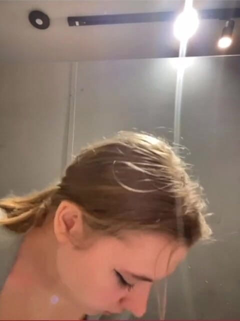JuiceLussie: Anal Fuck in the Toilet. Fingering Pussy. a Passerby Saw...