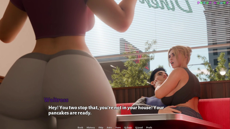 Porny Games: Morbusgreaves의 미친 모험 - 통통한 의붓여동생과 데이트, 세 번째 데이트 18일의 인정사정도 섹스