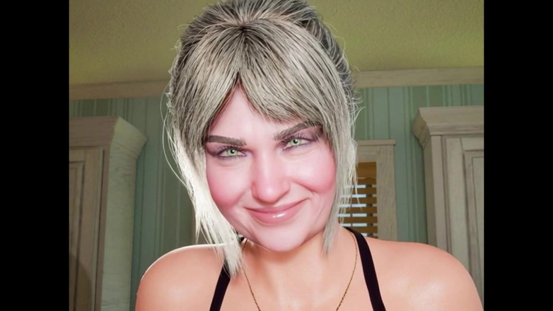 Denis animation: Joven obrero de fábrica y sesenta años, con pecho y...