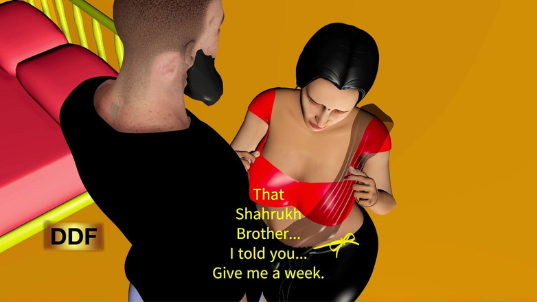 Dark desi fantasy: S5-ep-03 Pobre India Gordita Pooja Y Propietaria