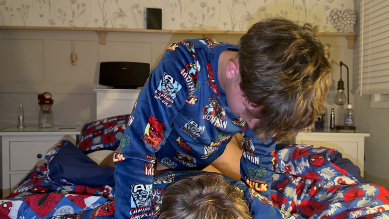 jakeandbailey: Twink Couple Fuck in Bed, Then Solo Cumshots