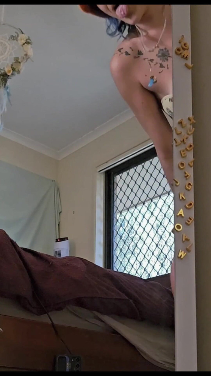 Princess Bubblegumx: Aussie Boss Babe: Blåhårig Candy Chaos Booty Montage (petite Gfe)