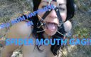 Fuck me like you hate me: Mouth gag... Spider mouth gag