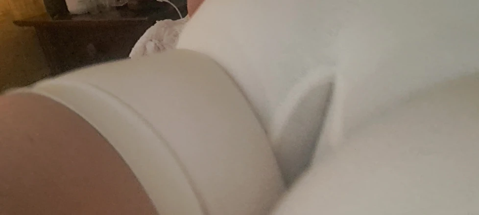 Mommy big hairy pussy: The Line of the MILF's Vagina Is Marked in Her...