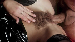 Inhonorof porn: 2 Vintage Dreier Mit DP Und Haarigen Fotzen