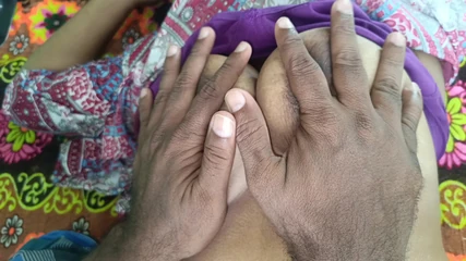 Palani69: Step Aunty Cute Breast Hot Romance