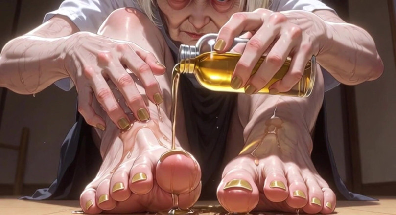 YOUR BEST FANTASY: ยายวัย 87 ปีนวดน้ํามันเท้าเย้ายวน - เท้าสวยและเล็บ