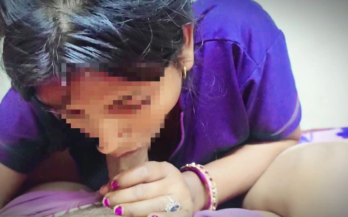 Bangala bhabhi: Leche en boca, india del pueblo