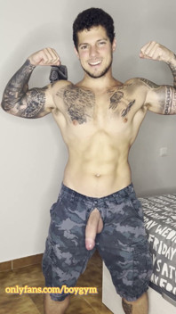 My Big Cock Cums in Military Outfit! with No Touch