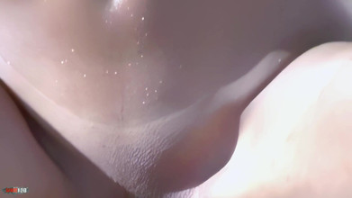 MMM100: Betty nice küçük oryantal Betty deniz kenarında soyunuyor