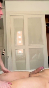 Hard Bareback Fuck in Bed