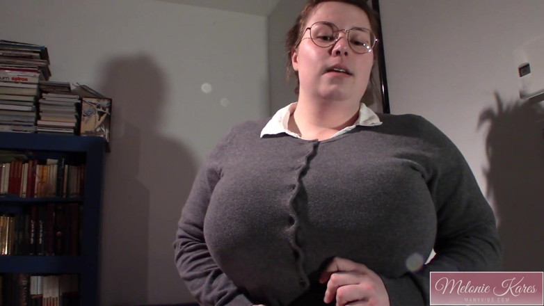 Melonie Kares: Masturbation in corset and stockings BBW - rocky horror custom