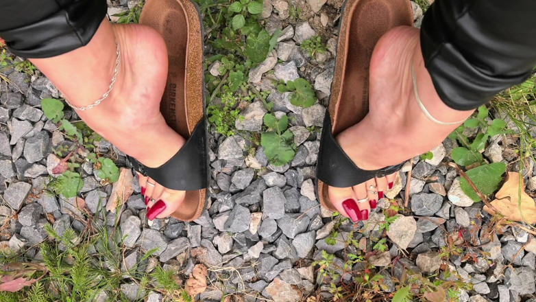 Goddess Lena: Birkenstock Teasing