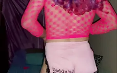 Daddys lil fuck toy shorts which i think were designed for a bigger butt hehe