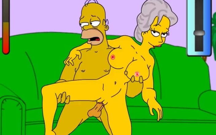 Miss Kitty 2K: Щасливий шанс Гомера - секс, відео від першої особи, мультфільм p70 від misskitty2k