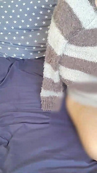 Married Woman Masturbating on the Bed
