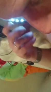 An Intense Orgasm From a Blowjob Cum in Mouth