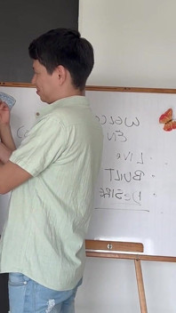 I'm Late to Class Because I Sucked Dicks in the College Bathroom, and to Make It up to My Teacher, I Let Him Fuck My Ass.