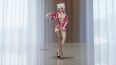 MikuMotion: [mmd] 弱音chocolate Cream旗袍黑丝红底高跟鞋