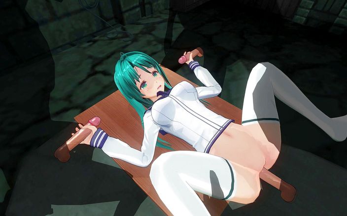 H3DC: 3D Hentai college girl sta scontando una pena nel seminterrato