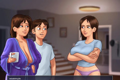 Miss Kitty 2K: Summertime Saga Reworked - 8 первых шагов с французским наставником, от Misskitty2k